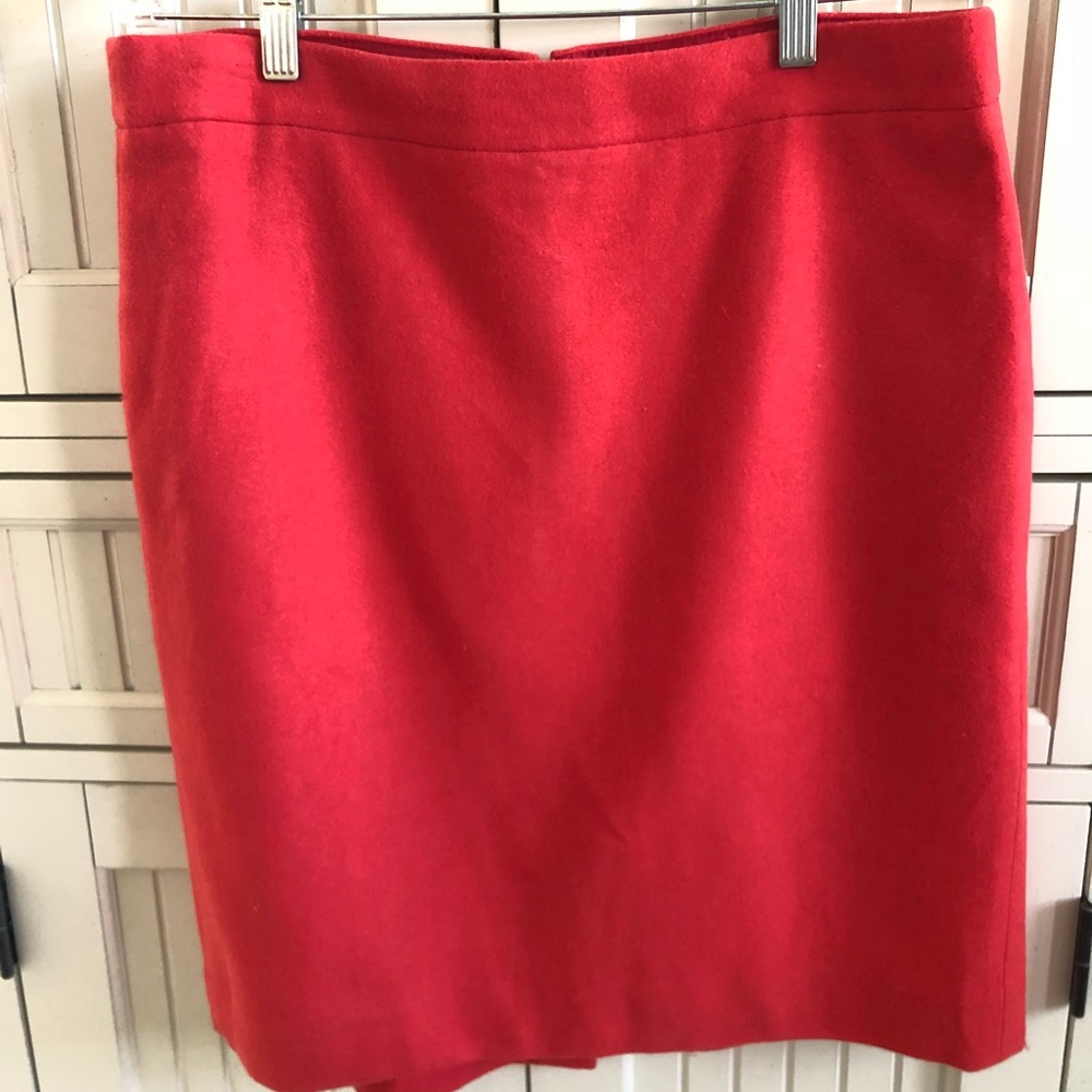 Wool Pencil Skirt